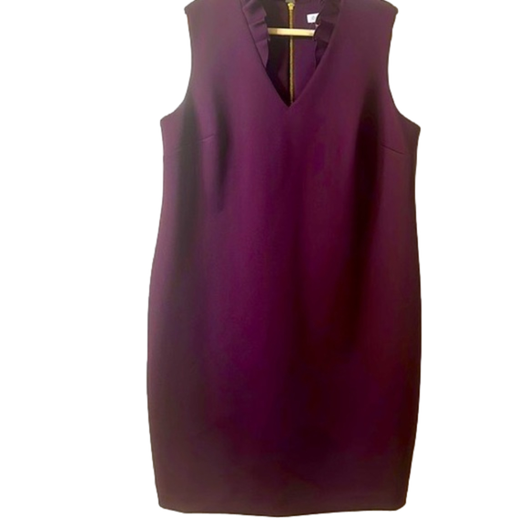 Calvin Klein Dresses & Skirts - Calvin Klein size 20w merlot body con dress.. EUC